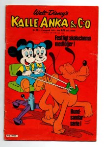 Walt Disneys Kalle Anka & C:O #33 - Swedish Language - Mickey Mouse - 1975 - VG