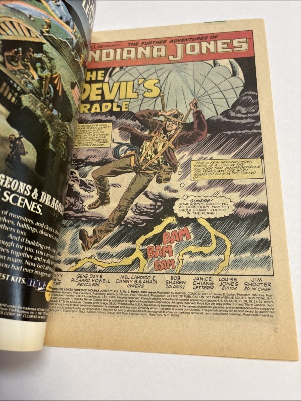 Indiana Jones (1983) # 3 (VF/NM) Canadian Price Variant CPV  | John Byrne
