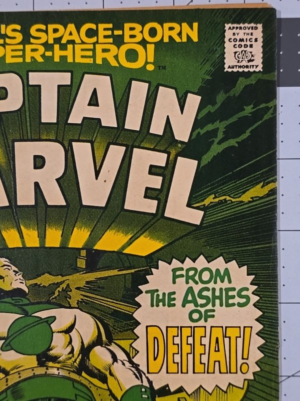 Captain Marvel #3 - Marvel Comics Silver Age 1968 Super Skrull Appearance