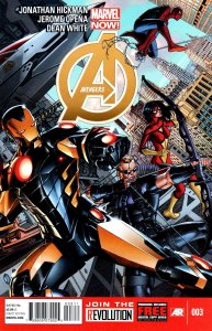 Avengers (5th Series) #3 VF/NM ; Marvel | Jonathan Hickman