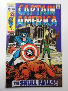 Captain America #119 (1969) FN+ Condition! moisture stain bc