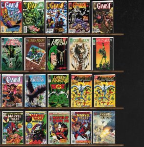 Huge Lot 130+ Comics with Green Arrow, Gambit, Mister Miracle & More!