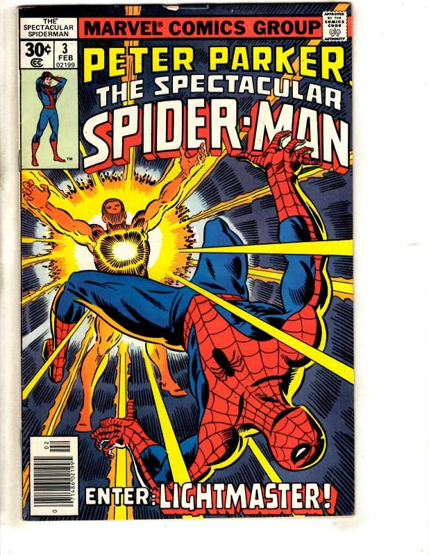 Spectacular Spider-Man # 3 VF Marvel Comic Book Goblin Rhino Vulture MJ CR54A