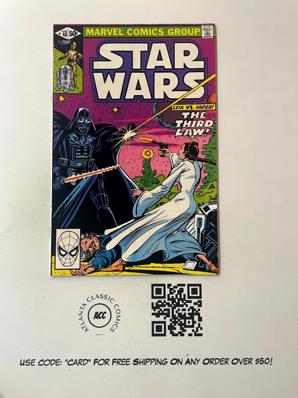 Star Wars # 48 NM Marvel Comic Book Darth Vader Luke Skywalker Han Solo 17 J892