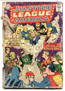 JUSTICE LEAGUE OF AMERICA #21 comic book 1963-JUSTICE SOCIETY fr