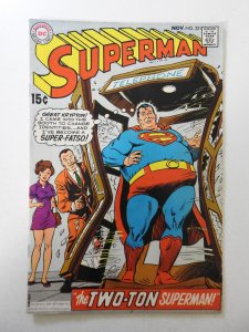 Superman #221 (1969) VG+ Condition