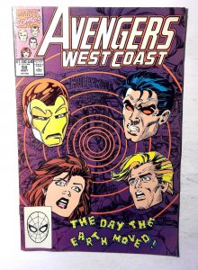 Avengers West Coast #58 1990 Marvel West Coast Avengers Comic