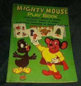 mighty mouse playbook 1954 wonder book new terry toons comics classic cartoon