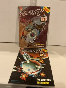 Dynabrite Comics Star Trek Set 11357 and 11358  VG  1978