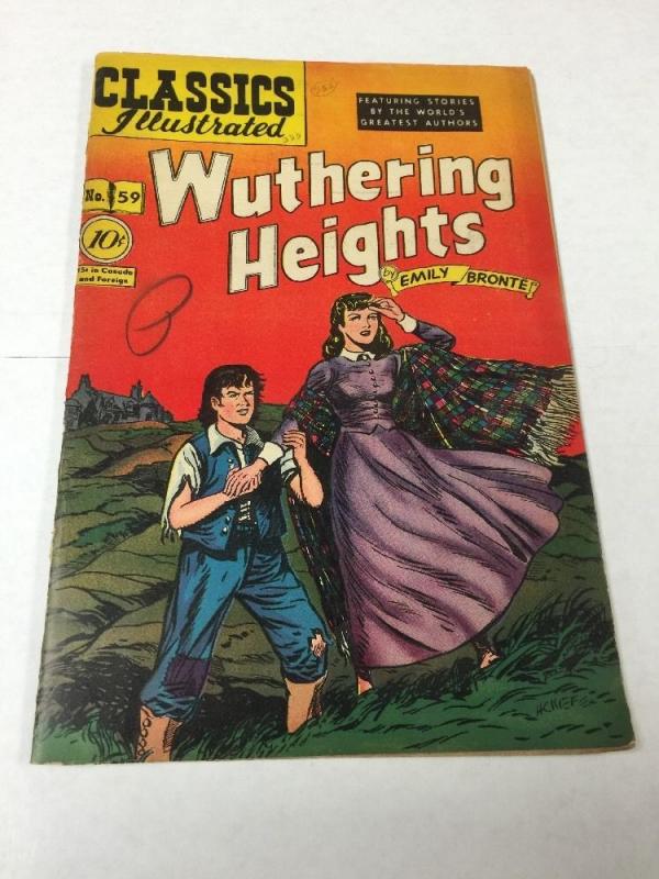 Classics Illustrated 59 1st Printing Fn- Fine - 5.5 Wuthering Heights