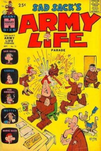 Sad Sack Army Life Parade #13 VG ; Harvey | low grade comic September 1966 Baker