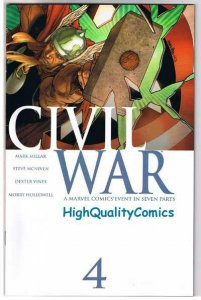 CIVIL WAR #4, NM, Spider-man Captain America Iron Man Thor, 2006, more in store