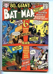 BATMAN COMICS DC #193 1967 80 PAGE GIANT #37  vg