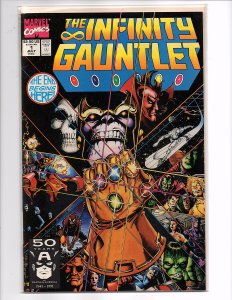 Marvel Comics The Infinity Gauntlet (Vol. 1) #1 Thanos Jim Starlin George Pérez