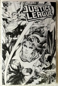 ?~DC~JUSTICE LEAGUE #1 ?~TYLER KIRKHAM~3 BOOK SET~?~TRADE,VIRGIN,& SKETCH~?