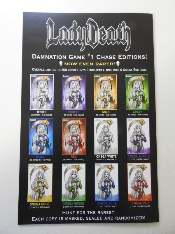 Lady Death Damnation Game #1 Chase Edition Red NM Condition!