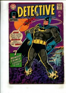 DETECTIVE COMICS #368 (2.0) 7 WONDER CRIMES OF GOTHAM CITY!! 1967