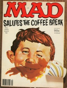 ORIGINAL Vintage 1981 Mad Magazine #222