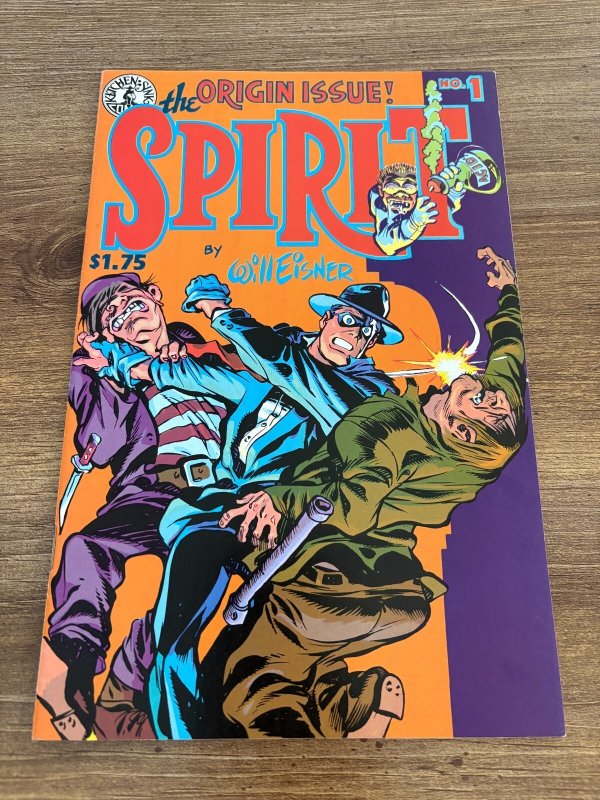 The Spirit # 1 NM- Kitchen Sink Comic Book Will Eisner Series 1 J347