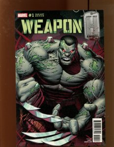 Weapon H #1 - FOUR PIECES/TWO VARIANTS/ADAM KUBERT COVER ART! (9.0/9.2) 2018