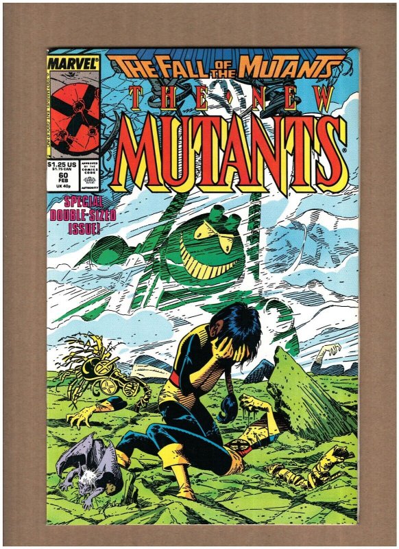 New Mutants #60 Marvel Comics 1988 Fall of the Mutants NM- 9.2