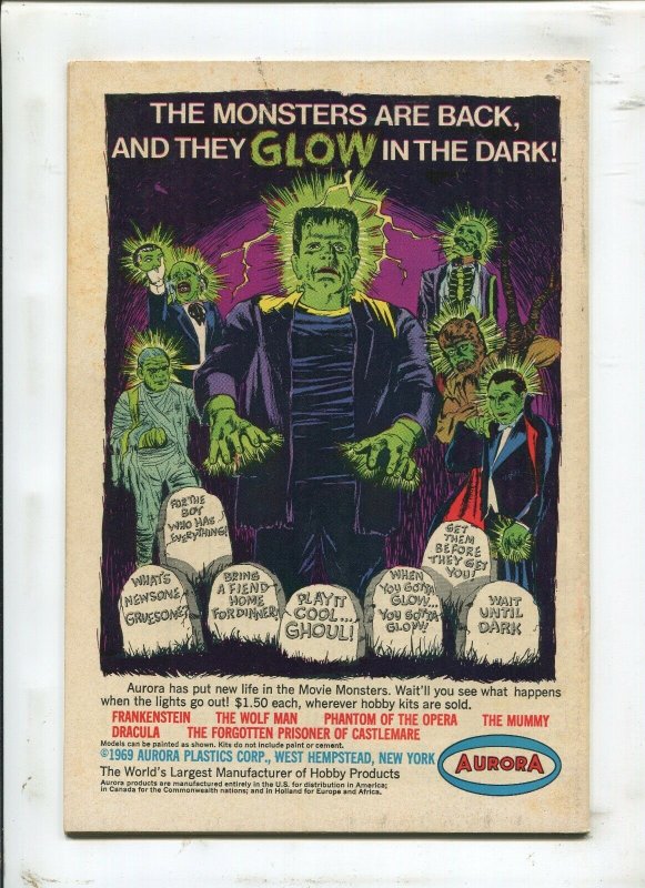 STAR SPANGLED WAR STORIES #147 - THE HAMMER OF HELL! - (7.0) 1969