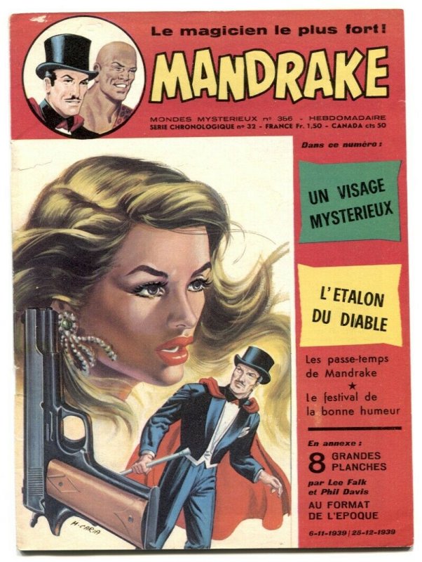 Mandrake the Magician #386 1973- French comic VG 