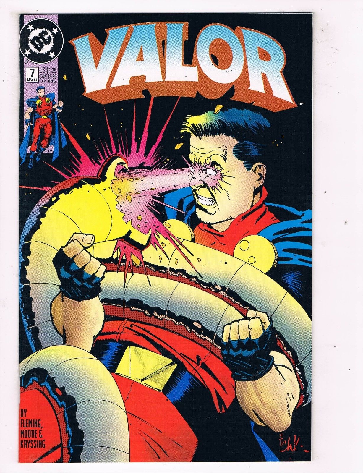 Valor 7 VF DC Comics Modern Age Comic Book JLA Fleming May 1993 DE47 AD33 Comic Books