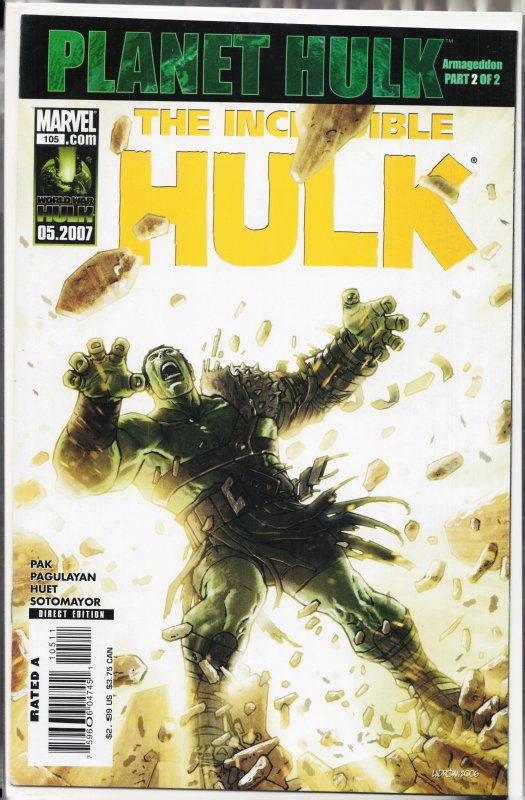 Incredible Hulk #105 (2007) Hulk