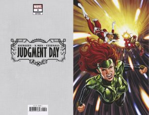 A.X.E. Judgement Day #3 (Of 6) 1:100 Brooks Variant Marvel 2022 EB16