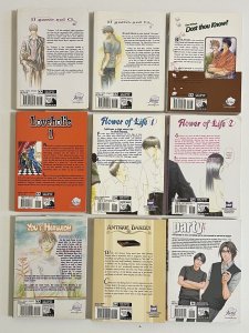  Lot 9 Yoai MANGA TPB Trade Paperbacks Loveholic FLOWER OF LIFE Antique Bakery + 