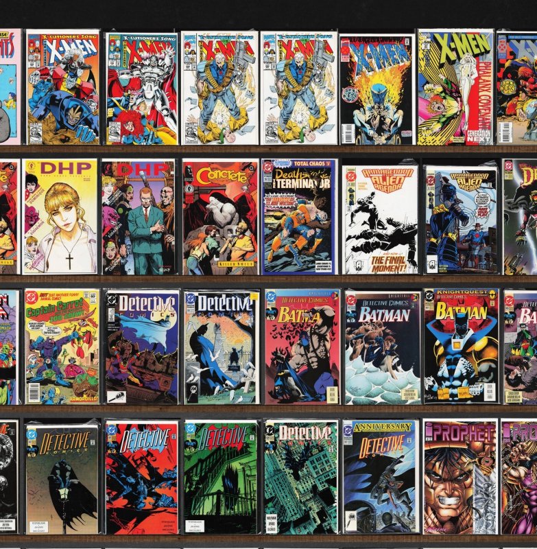 Huge Lot 150+ Comics with Detective Comics, Deathstroke The Terminator & More!