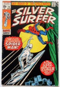 The Silver Surfer #14 (1970) Spider-Man! / BC-CR500-MC#26