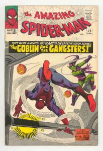 AMAZING SPIDER-MAN #23 KEY 3rd GREEN GOBLIN .1965. STEVE DITKO EPIC - HIGH  VF