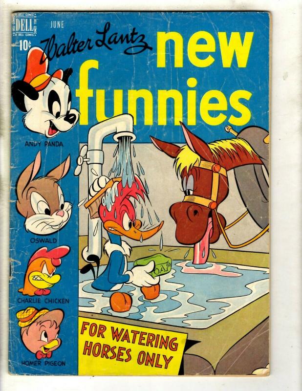 12 New Funnies Dell Comics #195 38 AP 180 125 162 136 99 107 157 134 144 160 JK4