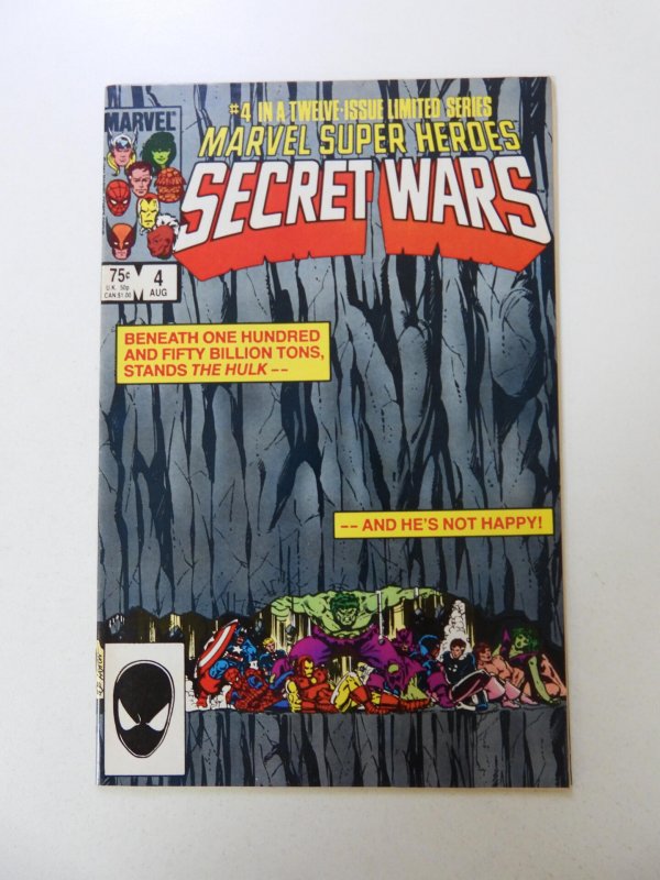 Marvel Super Heroes Secret Wars #4 (1984) FN condition