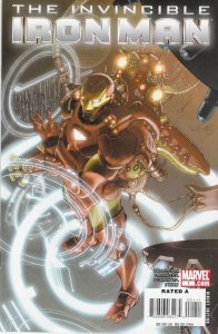 Invincible Iron Man #1 Larroca Cover (2008)  NM+ to NM/M  original owner