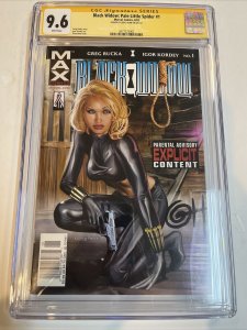 Black Widow Pale Little Spider (2002) # 1 (CGC 9.6WP) Signed G Horn | Newsstand