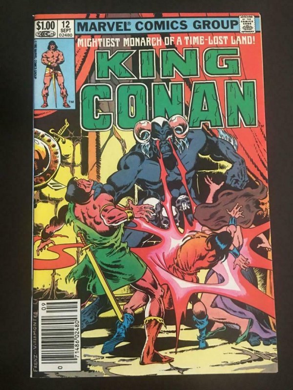 CONAN the KING #12, VF+, Villamonte, 1980 1982, Robert Howard, more in store,UPC