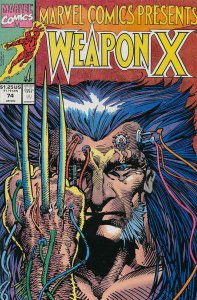 Marvel Comics Presents #74 FN ; Marvel | Weapon X Wolverine
