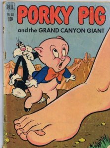 Four Color #351 Porky Pig and the Grand Canyon Giant Vintage 1951 Dell Comics