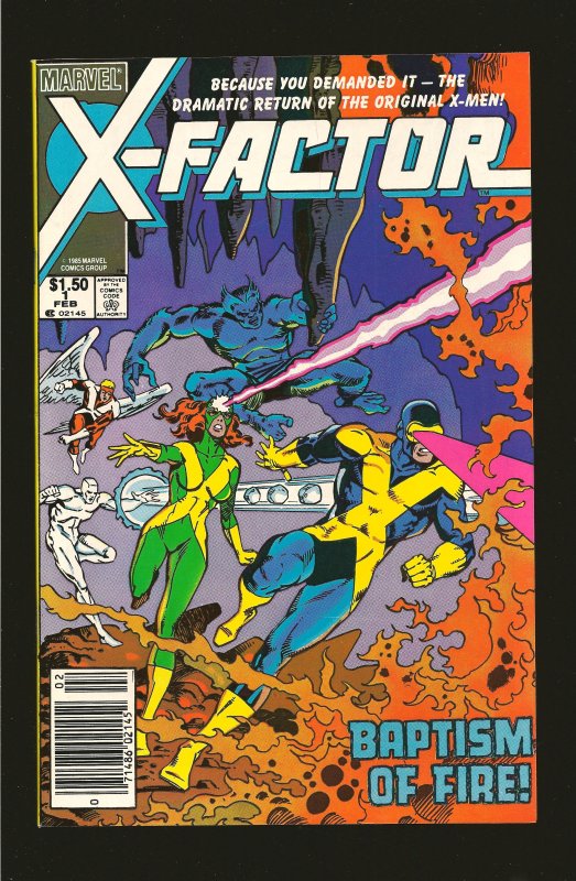 Marvel Comics X Factor Vol 1 No 1 February 1986