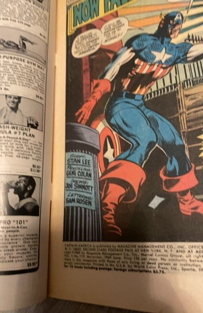 Captain America #119  (1969) 3rd falcon