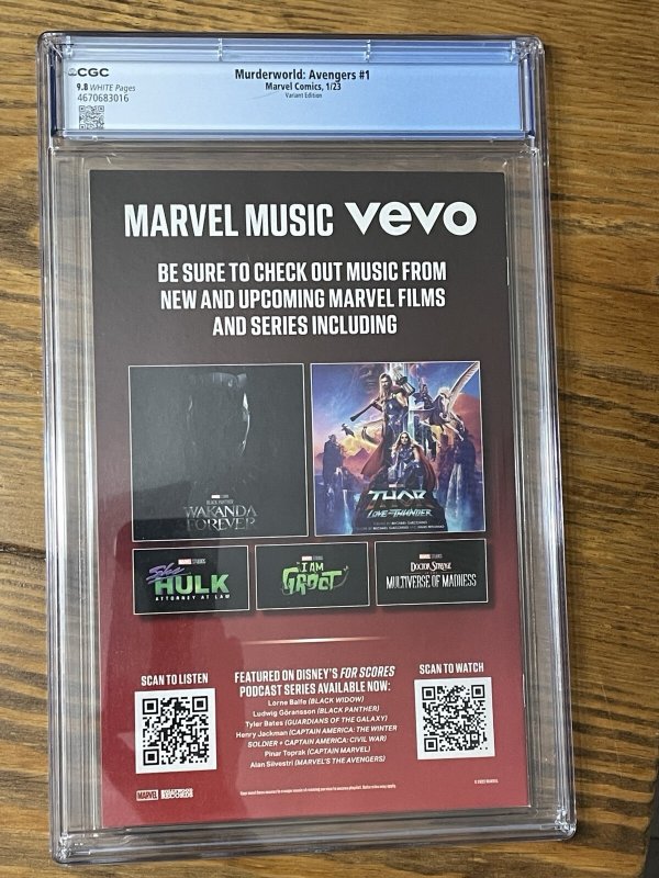 Murderworld Avengers #1 CGC 9.8 HIGHEST GRADE Skottie Young Variant Marvel 2022