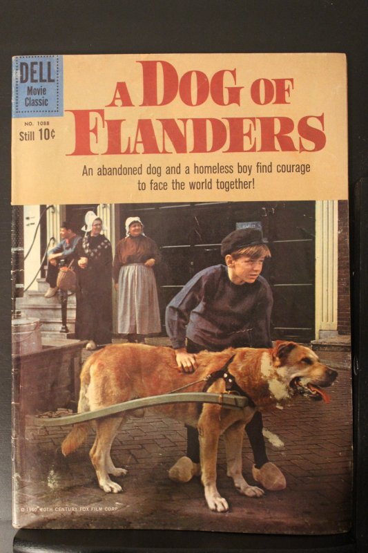 Four Color #1088 (1960) High-Grade VF A Dog Of Flanders! Movie Adaptation Wow!