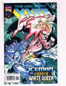 The Uncanny X-Men #331 FN Marvel Comics Comic Book Seagle Iceman Apr 1996 DE34