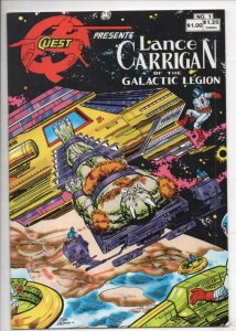 LANCE CARRIGAN of the GALACTIC LEGION #1, VF/NM, Quest, 1983