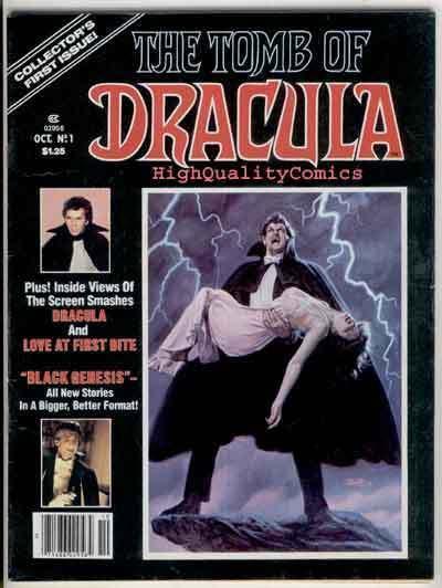 TOMB of DRACULA #1, VG+, Magazine, 1979, Vampire, Fangs, more Vampire in store