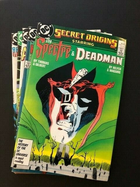 SET of 5-DC SECRET ORIGINS#15-19 Deadman,Dr. Occult, Green Lantern  F/VF(A124)