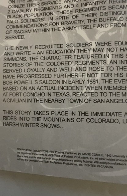 Spawn #174 (2008)1st gunslinger spawn Nice looking book key